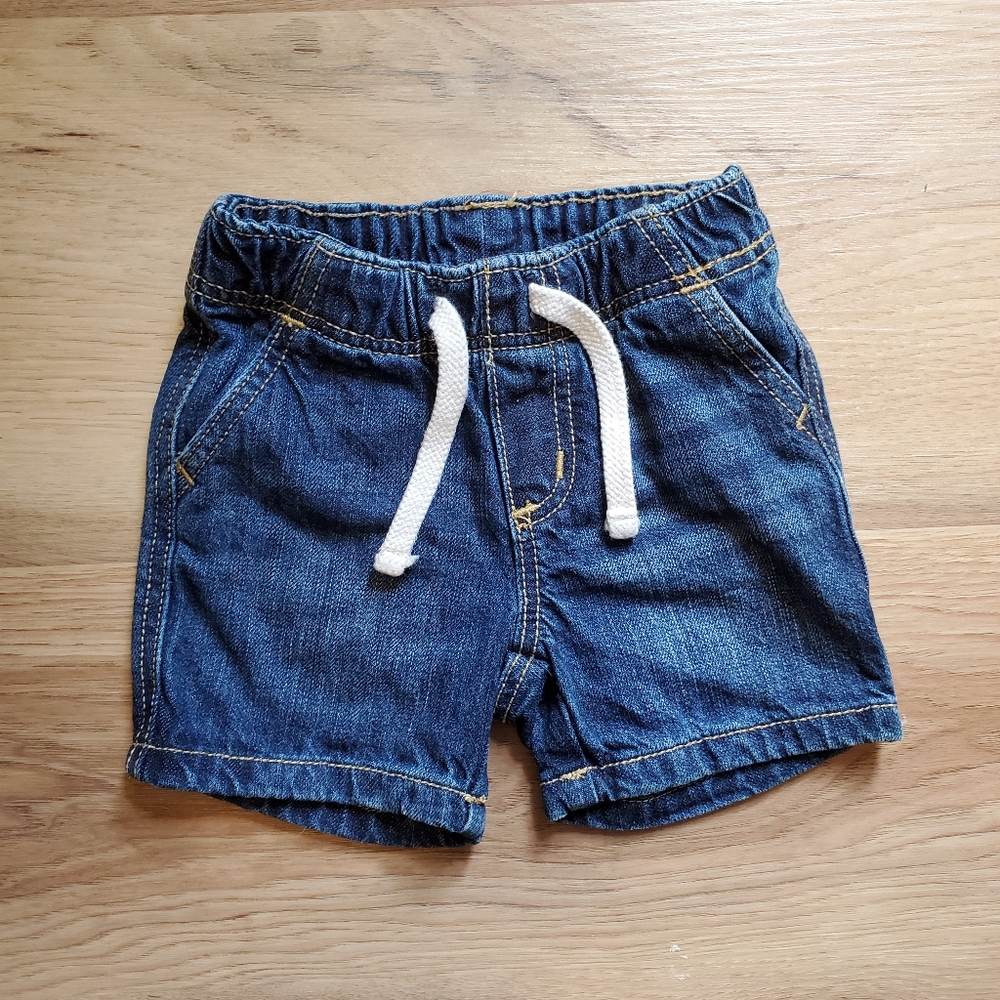 Old Navy 3-6mos Baby 100% Cotton Denim Jean Shorts Girl Boy Unisex